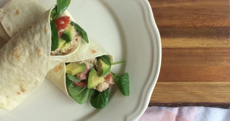 Lunchidee: Wraps met tonijnsalade